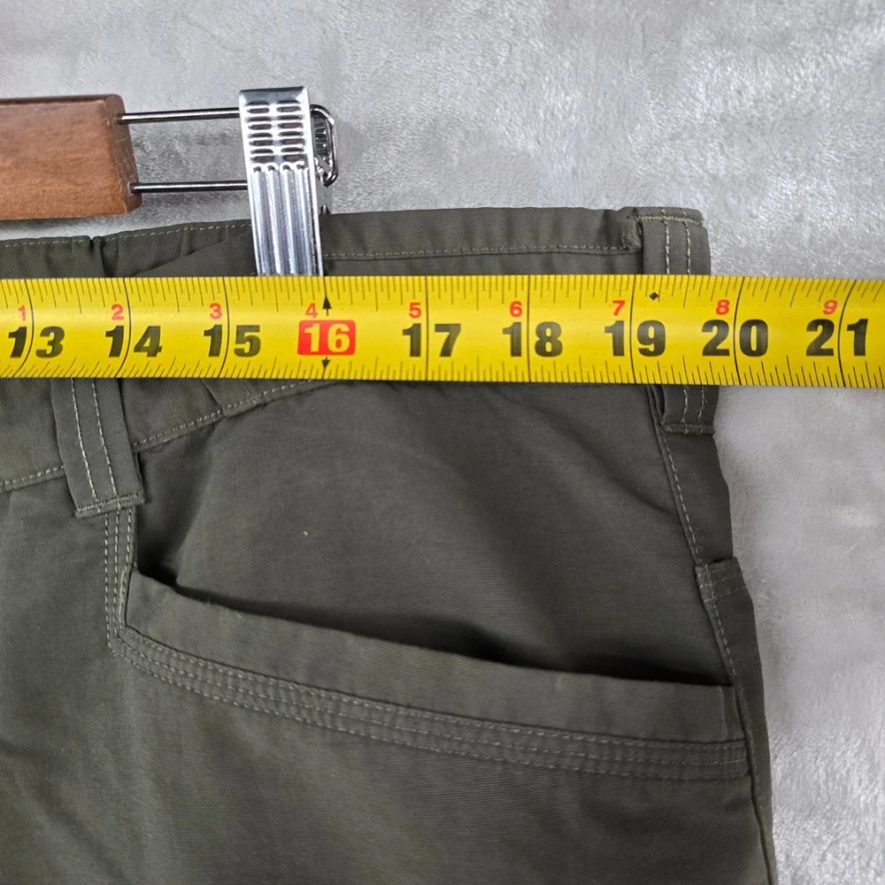 The North Face Convertible Pants Mens XL Green Cargo‎ Hiking Zip Off Outdoor